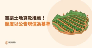 Read more about the article 苗栗土地貸款推薦！額度以公告現值為基準
